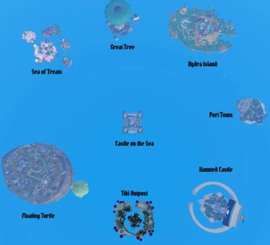 Blox Fruits Third Sea map